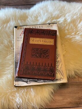 1st Editions The Fables of Aesop ~ 1882 and 1975